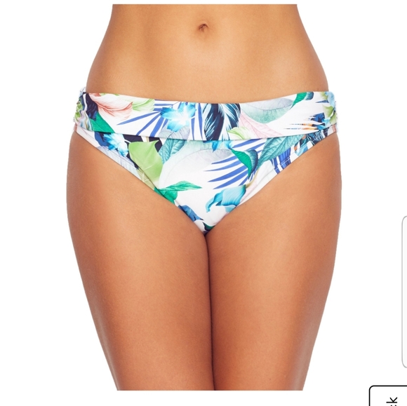 WAS $ 64 LA BLANCA In The Moment Banded Hipster Bikini Bott - Picture 4 of 16